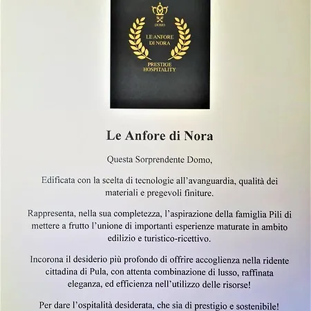 Le Anfore Di Nora Domo بيت ضيافة